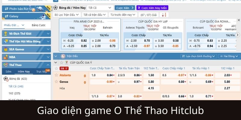 Sơ lược về O thể thao hitclub dành cho người mới 