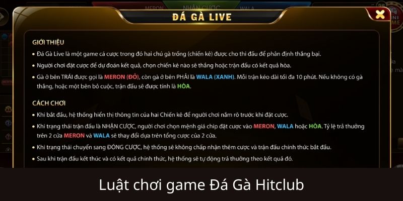 Những ưu điểm nổi bật khi tham gia đá gà live hitclub