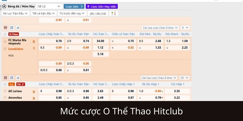 Những lý do mà sảnh o thể thao Hitclub này trở nên thu hút