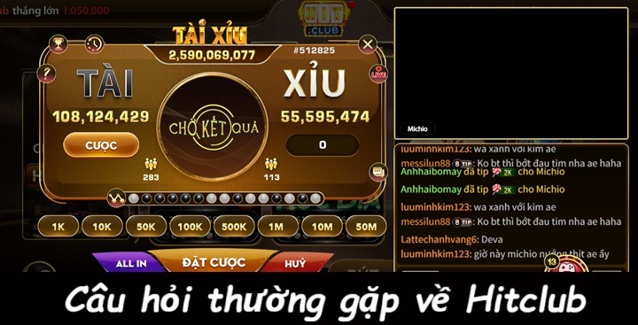 Câu hỏi thường được game thủ đặt ra về Hitclub